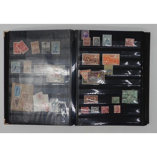 355 - A world stamp collection in with interesting U.S.A on sheets, Spain, Greece etc all periods covered