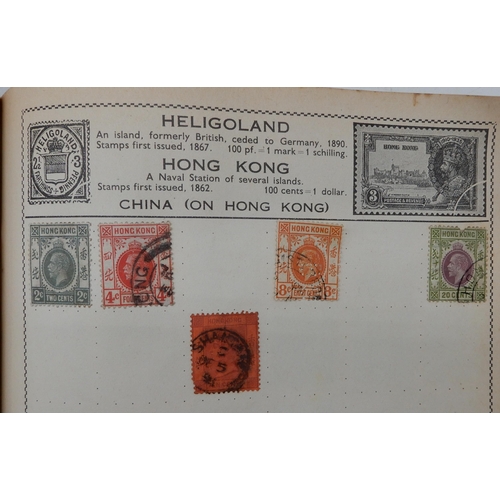 355 - A world stamp collection in with interesting U.S.A on sheets, Spain, Greece etc all periods covered