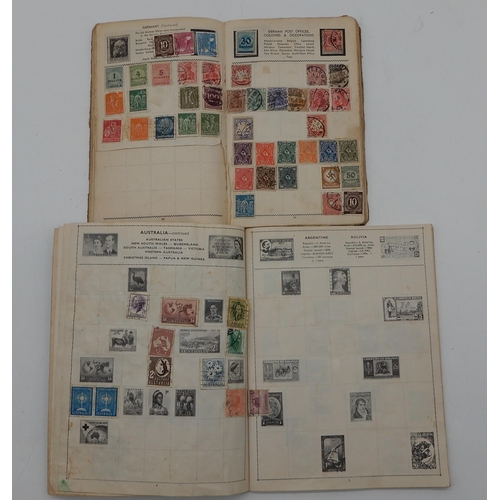 355 - A world stamp collection in with interesting U.S.A on sheets, Spain, Greece etc all periods covered