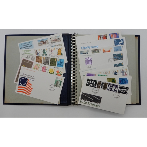 356 - A collection, in eight albums, of commemorative and definitive stamps in cylinder blocks including r... 