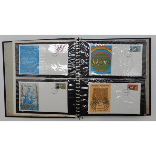 356 - A collection, in eight albums, of commemorative and definitive stamps in cylinder blocks including r... 