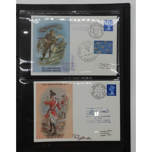 356 - A collection, in eight albums, of commemorative and definitive stamps in cylinder blocks including r... 