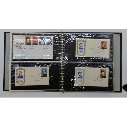 356 - A collection, in eight albums, of commemorative and definitive stamps in cylinder blocks including r... 