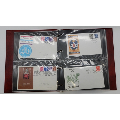 356 - A collection, in eight albums, of commemorative and definitive stamps in cylinder blocks including r... 