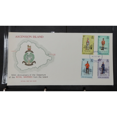 356 - A collection, in eight albums, of commemorative and definitive stamps in cylinder blocks including r... 