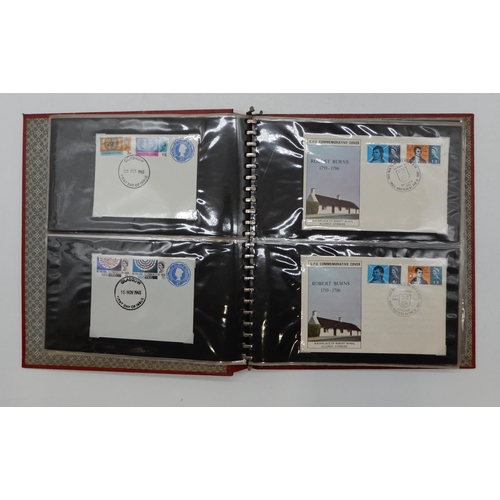 356 - A collection, in eight albums, of commemorative and definitive stamps in cylinder blocks including r... 