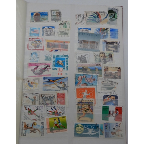 360 - A small stamp collection of mixed age.