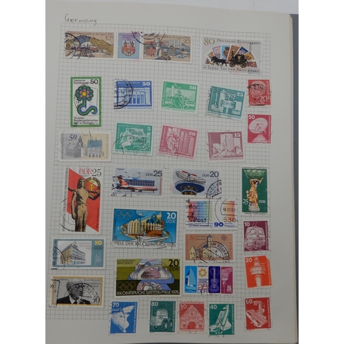 360 - A small stamp collection of mixed age.