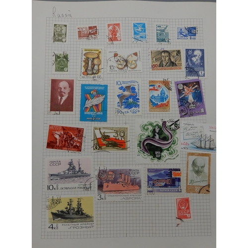 360 - A small stamp collection of mixed age.