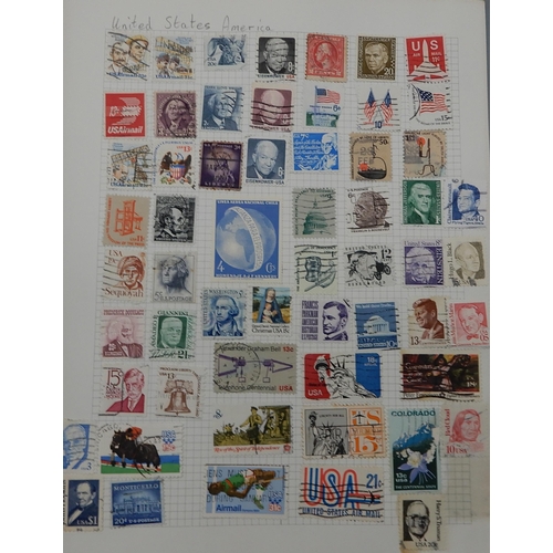 360 - A small stamp collection of mixed age.