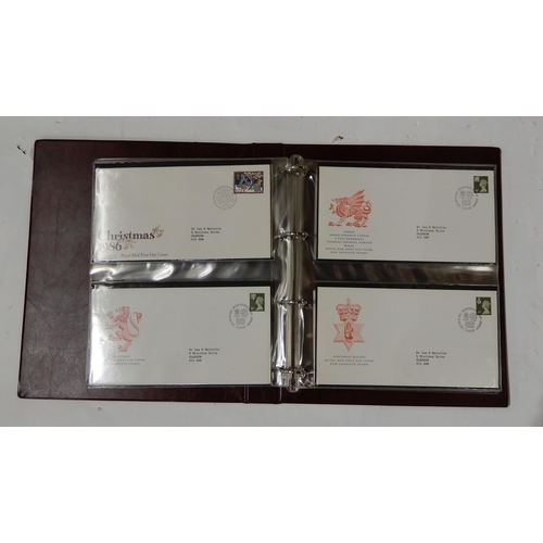 362 - A lot comprising nine albums of first day covers from 1983 to 2010 includes miniature sheet, definit... 