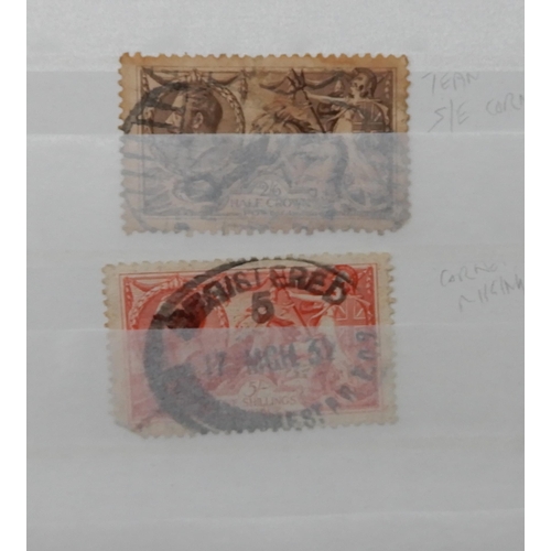 363 - Great Britain a collection in six albums from 1840 to 1980's with 1/d black, many line engraved 1/d ... 