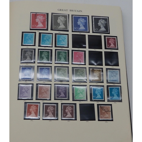 363 - Great Britain a collection in six albums from 1840 to 1980's with 1/d black, many line engraved 1/d ... 