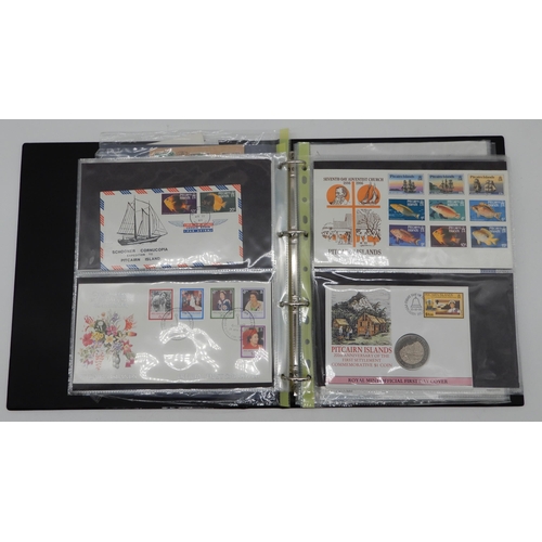 364 - PITCAIRN ISLANDS a collection of stamps and covers in two albums, from 1940 to 2001 to include varie... 