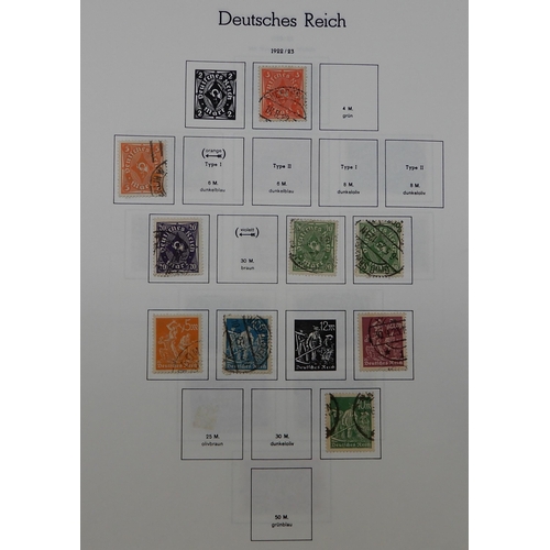 368 - GERMANY a quantity of stamps mint and used in albums to include DDR, Berlin Allied Zones, Federal Re... 