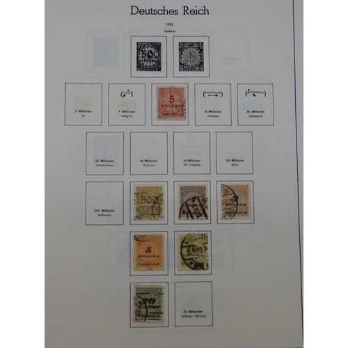 368 - GERMANY a quantity of stamps mint and used in albums to include DDR, Berlin Allied Zones, Federal Re... 