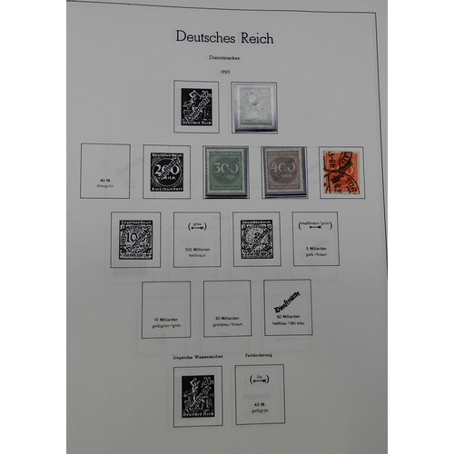 368 - GERMANY a quantity of stamps mint and used in albums to include DDR, Berlin Allied Zones, Federal Re... 