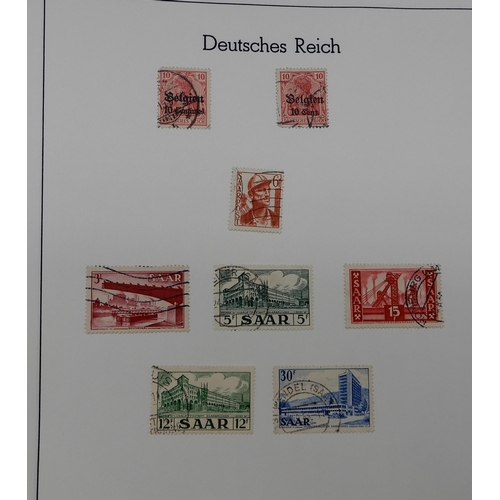 368 - GERMANY a quantity of stamps mint and used in albums to include DDR, Berlin Allied Zones, Federal Re... 