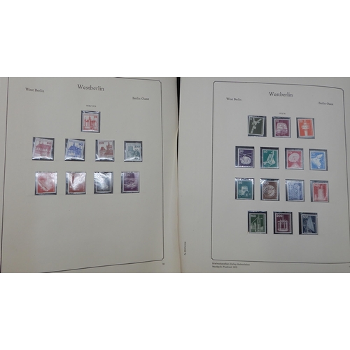 368 - GERMANY a quantity of stamps mint and used in albums to include DDR, Berlin Allied Zones, Federal Re... 