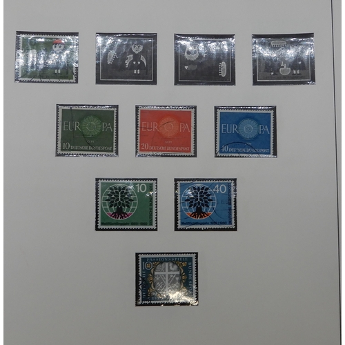 368 - GERMANY a quantity of stamps mint and used in albums to include DDR, Berlin Allied Zones, Federal Re... 