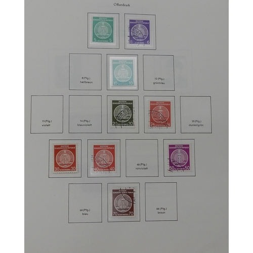 368 - GERMANY a quantity of stamps mint and used in albums to include DDR, Berlin Allied Zones, Federal Re... 