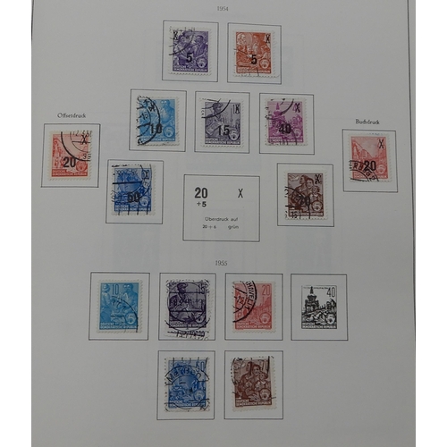 368 - GERMANY a quantity of stamps mint and used in albums to include DDR, Berlin Allied Zones, Federal Re... 