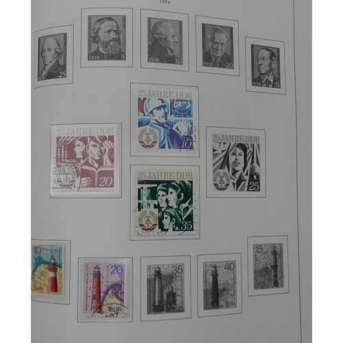 368 - GERMANY a quantity of stamps mint and used in albums to include DDR, Berlin Allied Zones, Federal Re... 