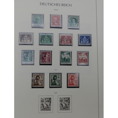 370 - GERMANY THIRD REICH 1933-1945 an album fairly complete, to include sg576A 1935 philatelic exhibition... 