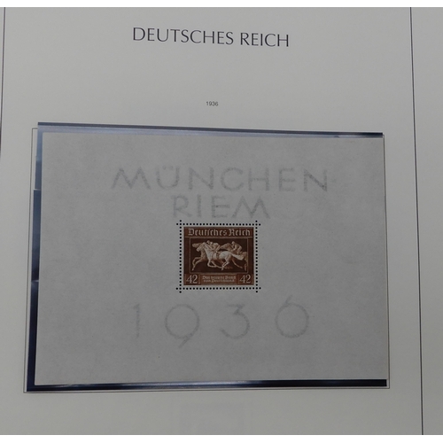 370 - GERMANY THIRD REICH 1933-1945 an album fairly complete, to include sg576A 1935 philatelic exhibition... 