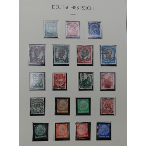 370 - GERMANY THIRD REICH 1933-1945 an album fairly complete, to include sg576A 1935 philatelic exhibition... 