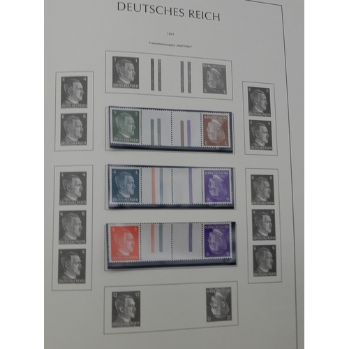 371 - GERMANY Third Reich 1933 to 1941 a Lighthouse album containing many se-tenant and tet-beche stamps m... 