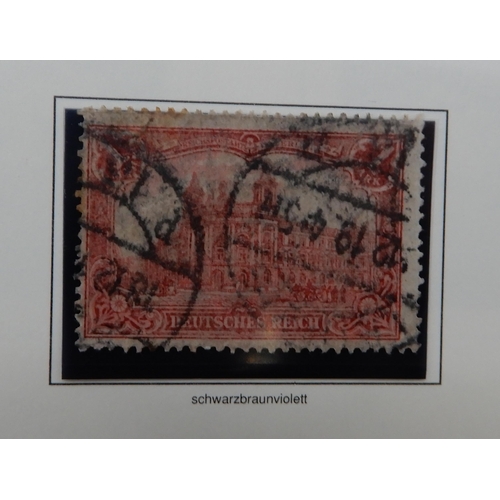 372 - GERMANY AND REPUBLIC a Lighthouse album containing  various from 1872 type A and type B, sg12 very f... 