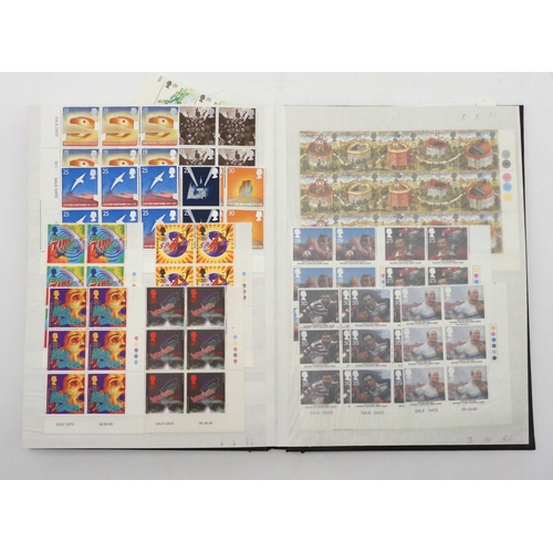 390 - GREAT BRITAIN a stock book containing commemorative stamps from 1991 to 1997 mostly in blocks of six