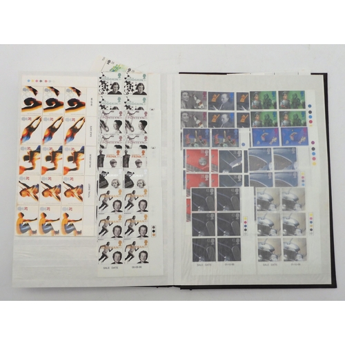 390 - GREAT BRITAIN a stock book containing commemorative stamps from 1991 to 1997 mostly in blocks of six