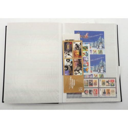 393 - GREAT BRITAIN a stock book containing miniature sheets including collectors strips, London Olympics ... 