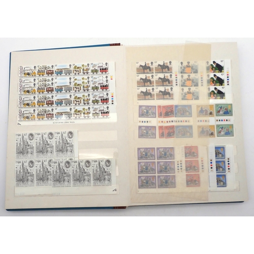 394 - GREAT BRITAIN a large quantity in two stock books, mainly commemorative but to include decimal defin... 