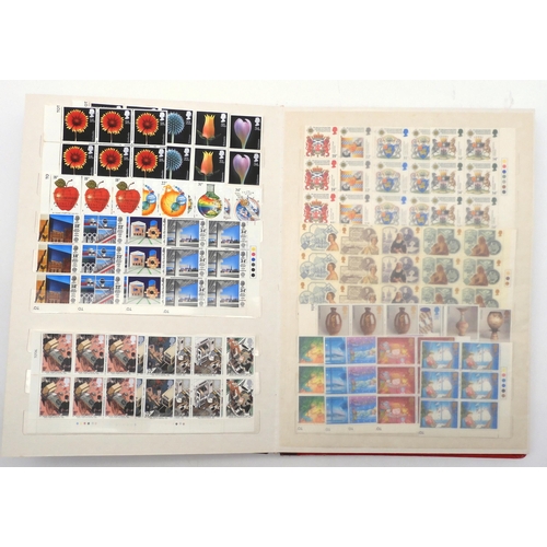 394 - GREAT BRITAIN a large quantity in two stock books, mainly commemorative but to include decimal defin... 