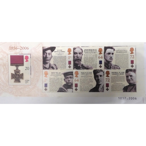 397 - GREAT BRITAIN UNCUT PRESS SHEETS three master sheets of Victoria Cross 1856- 2006 miniature sheets (... 