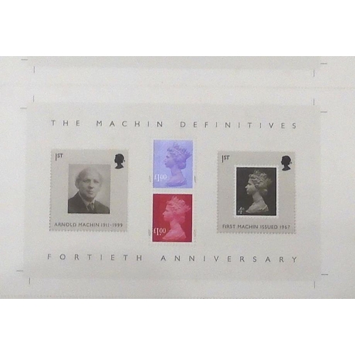 398 - GREAT BRITAIN UNCUT PRESS SHEETS two master sheets of The Machin Definitives Fortieth Anniversary 14... 