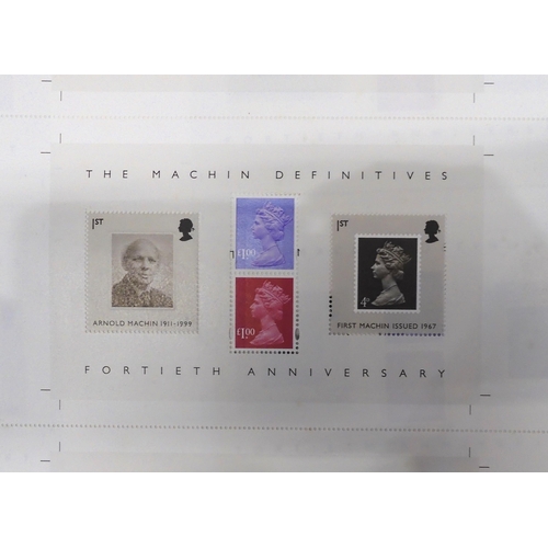 398 - GREAT BRITAIN UNCUT PRESS SHEETS two master sheets of The Machin Definitives Fortieth Anniversary 14... 