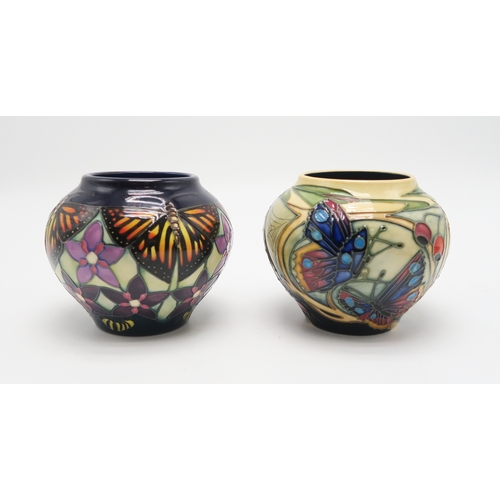 2233 - A MOORCROFT SWEET TRACK PATTERN PLAQUEdesigned and signed to back by Rachel Bishop, circa 2021, 34.5... 