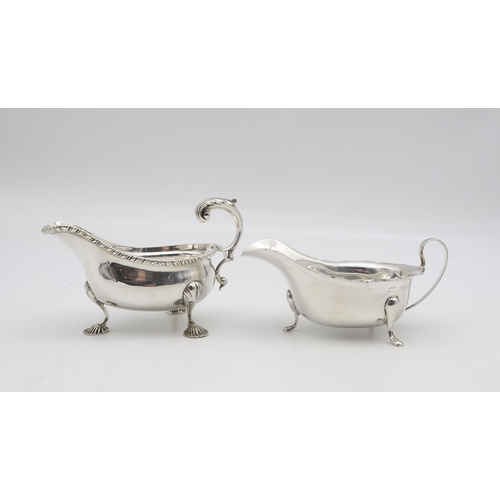 201 - A late-Victorian silver sauce boat, by Charles Stuart Harris, London 1898, in the George III style, ... 