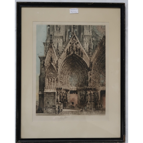 920 - CAMILLE FONCE (FRENCH 1867-1937) ST. MACLOU AT ROUEN Etching, signed bottom centre, 64 x 50cm  Toget... 