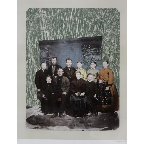 926 - MICHAEL ROSCHLAU (GERMAN b.1942) FAMILY PORTRAIT Lithograph, signed lower right, dated (19)81, numbe... 