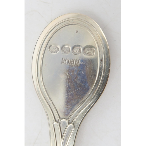 229A - A John Pinches cased silver set; The Royal Society for The Protection of Birds Spoon Collection, twe... 