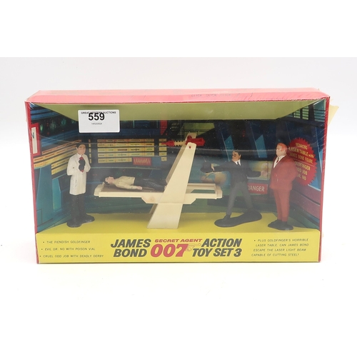 559 - A Gilbert James Bond 007 Action Toy Set 3, packaged, no. 16563