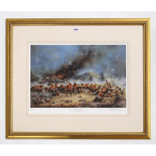 601 - A collection of signed limited edition military aircraft prints, framed, the largest approx. 81cm x ... 