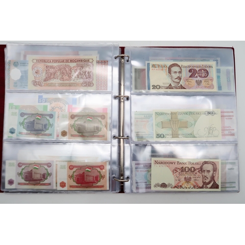 296 - BANKNOTES  a collection of worldwide banknotes to include a quantity of Royal Bank of Scotland ... 