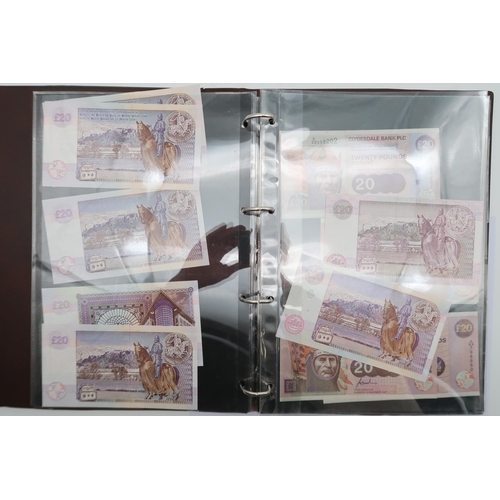 310 - Extensive The Clydesdale Bank Limited Banknote Album, containing approx. 60 banknotes all denominati... 