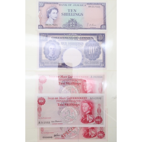 337 - THE TEN SHILLING NOTE an excellent collection well presented in a binder of 10 shilling notes Early ... 